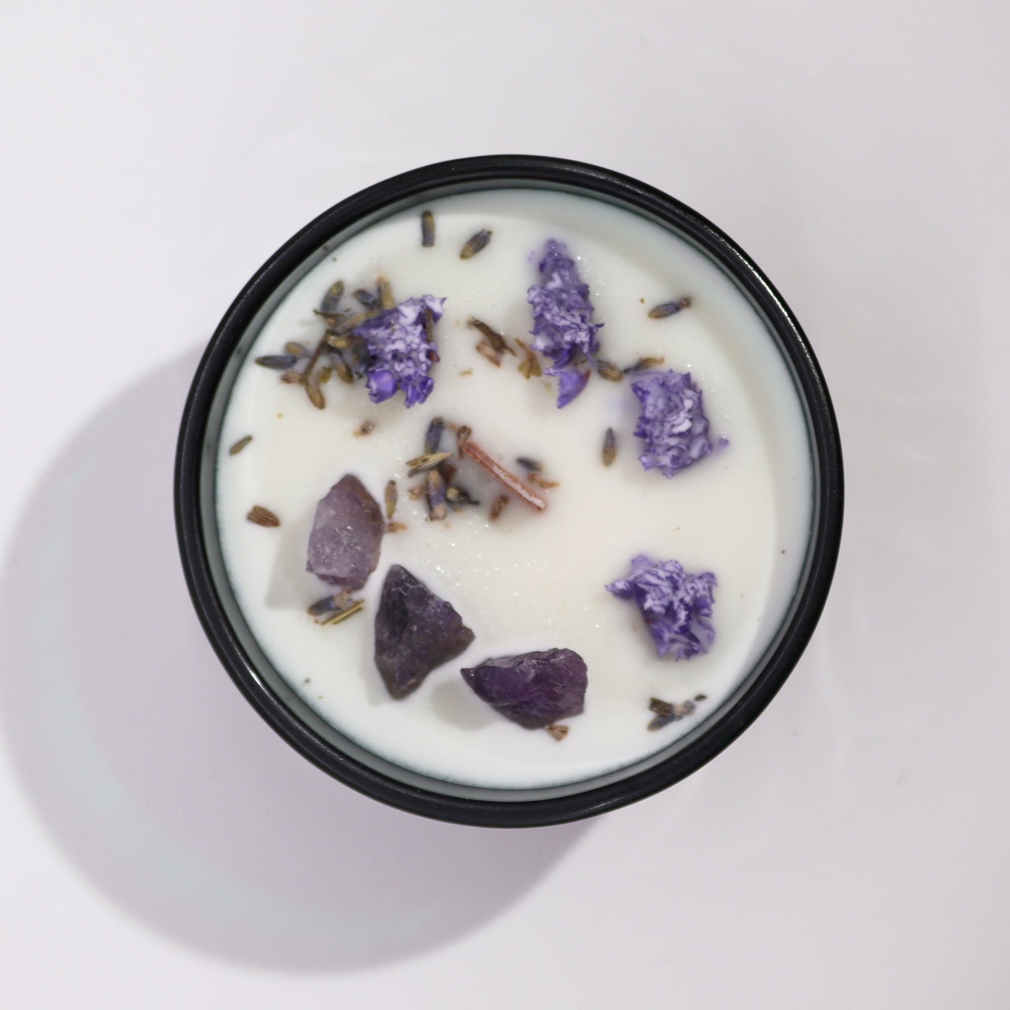 Hop Hare - Crystal Magic Kerze „The Moon“ - Lavendel & Amethyst