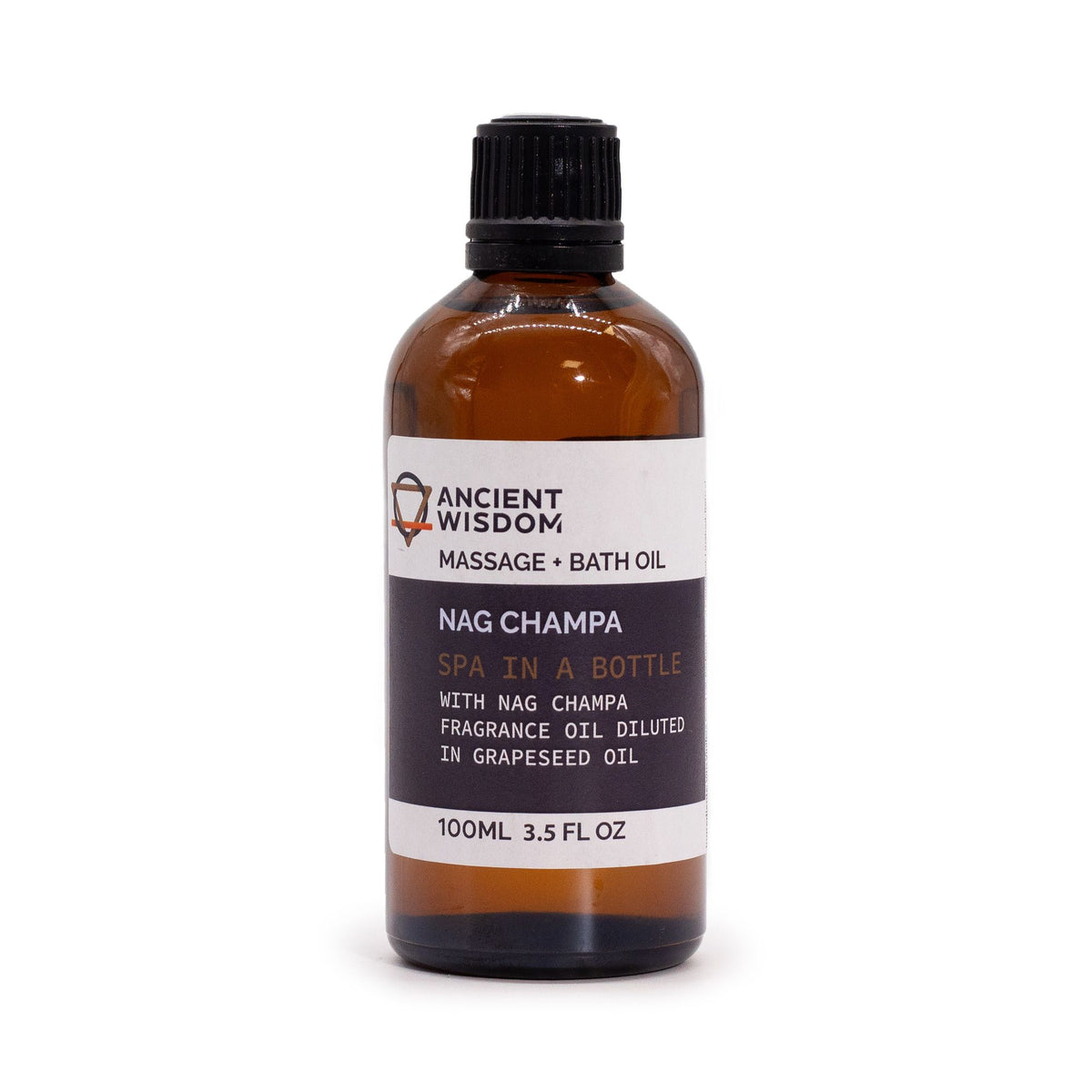 Massage- & Badeöl Nag Champa mit Traubenkernöl – entspannend & sinnlich