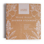 Aromatherapie Zen Shower Steamer Set „Mood Boost“ – 4 Shower Steamer für Stimmung & Motivation
