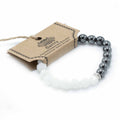 Facettiertes Edelsteinarmband mit Bergkristall