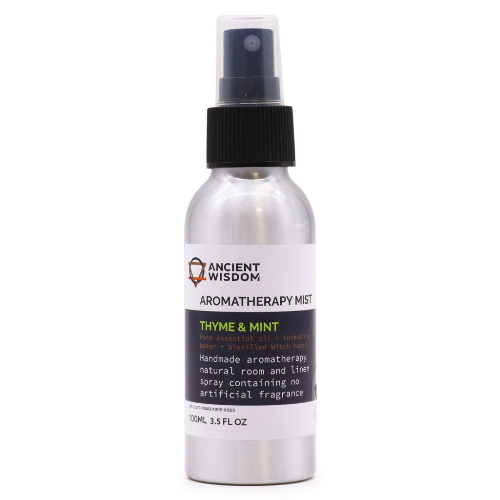 Raumspray ätherische Öle · Thymian & Minze · Kühl & aktivierend