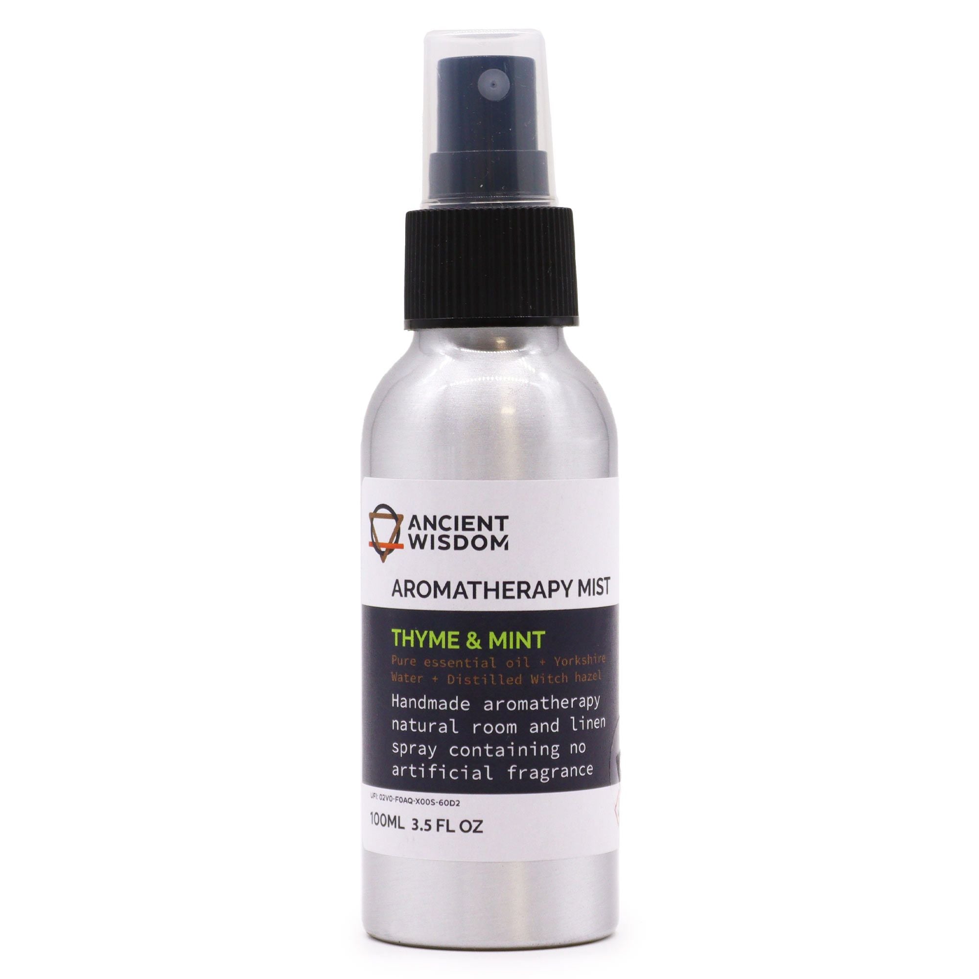 Raumspray ätherische Öle · Thymian & Minze · Kühl & aktivierend