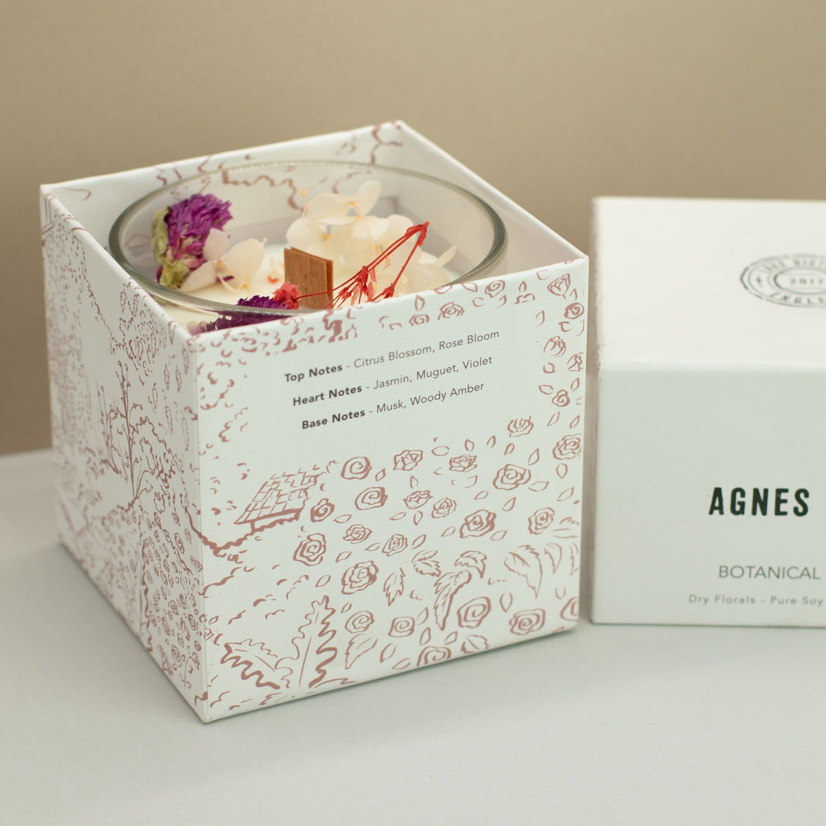 Agnes + Cat Duftkerze „Roses of Sawrey“ - Rose