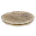 Onyx-Seifenschale – oval mit natürlicher Grün-Braun-Maserung