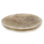 Onyx-Seifenschale – oval mit natürlicher Grün-Braun-Maserung