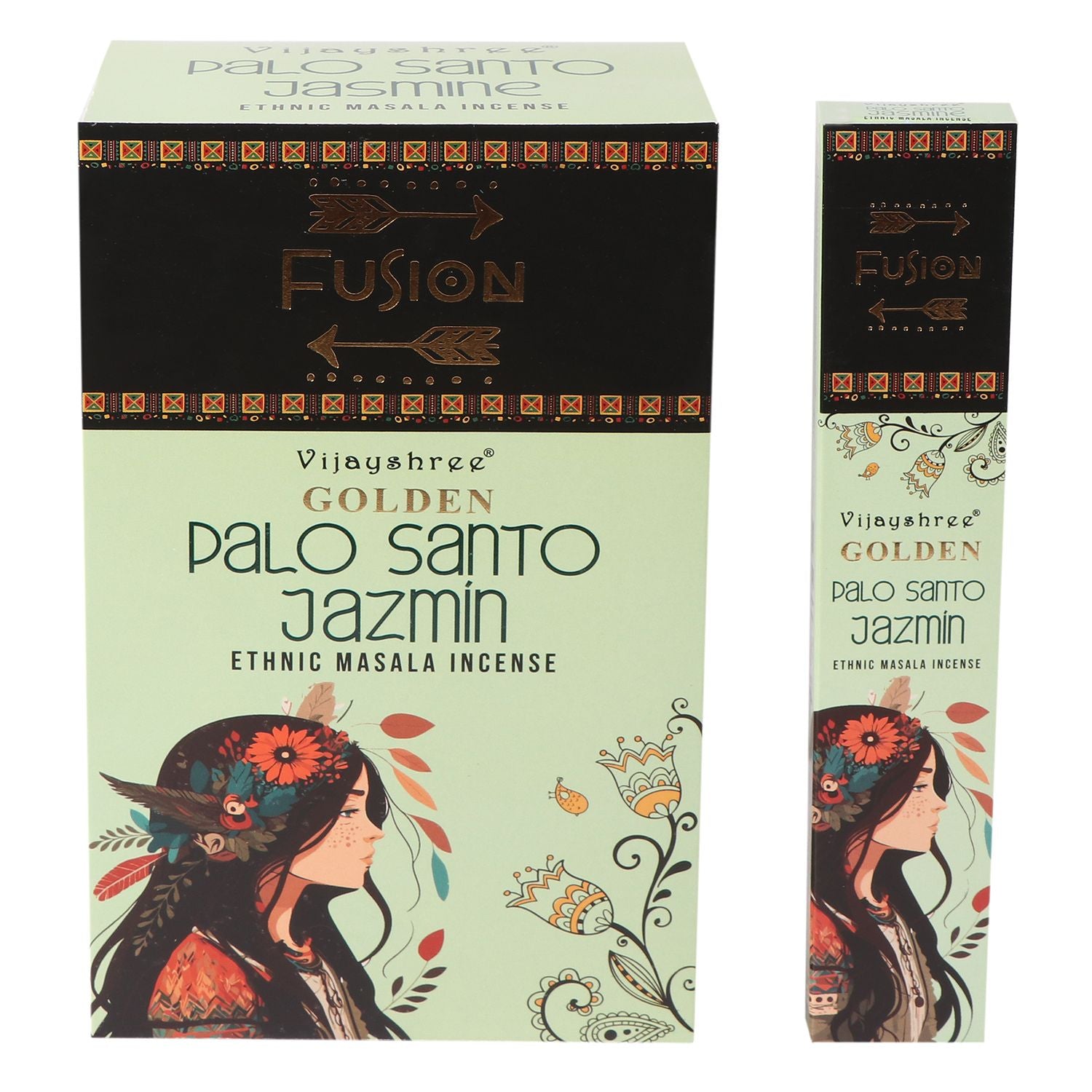 Golden Palo Santo Räucherstäbchen & Jasmin