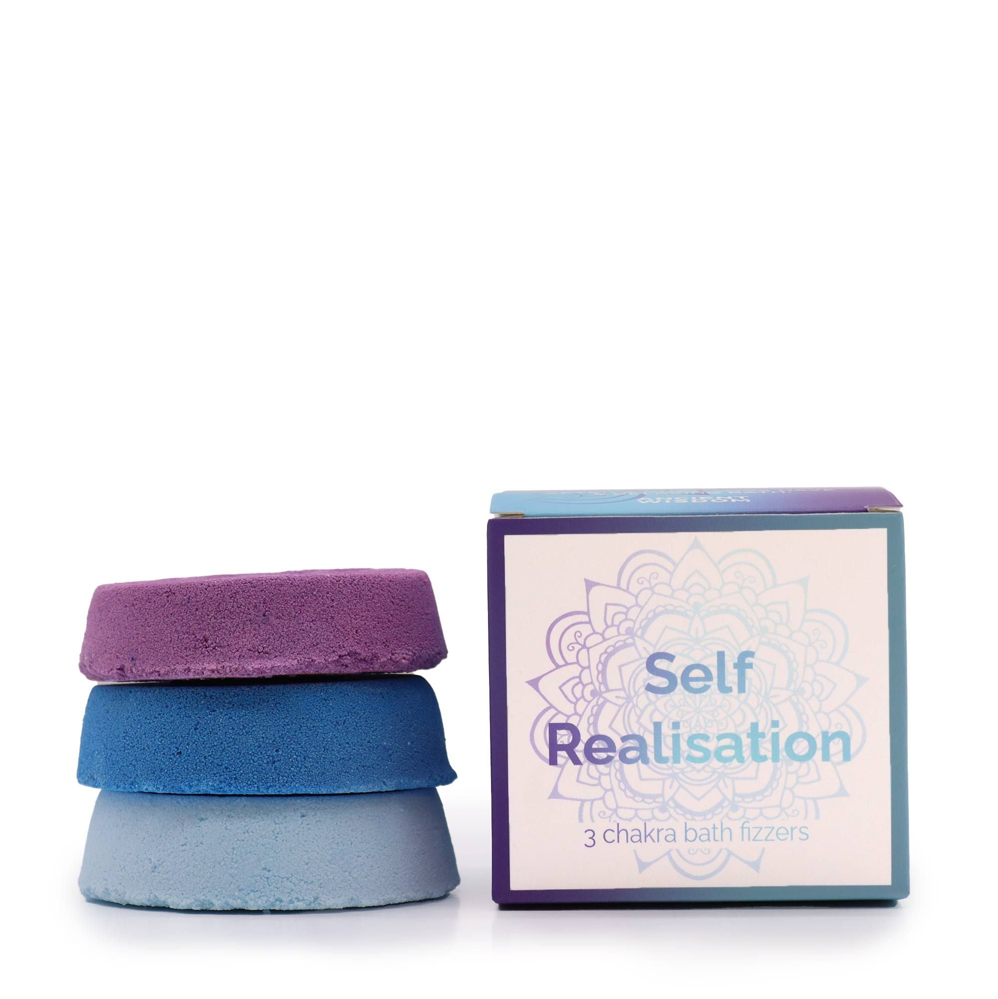 Chakra Badefizzer - Aromatherapie - Kleines Set für Selbstverwirklichung