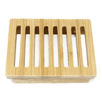 Hemu-Holz-Seifenschale – Box-Design mit breiten Längsschlitzen