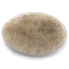 Onyx-Seifenschale – oval mit natürlicher Grün-Braun-Maserung