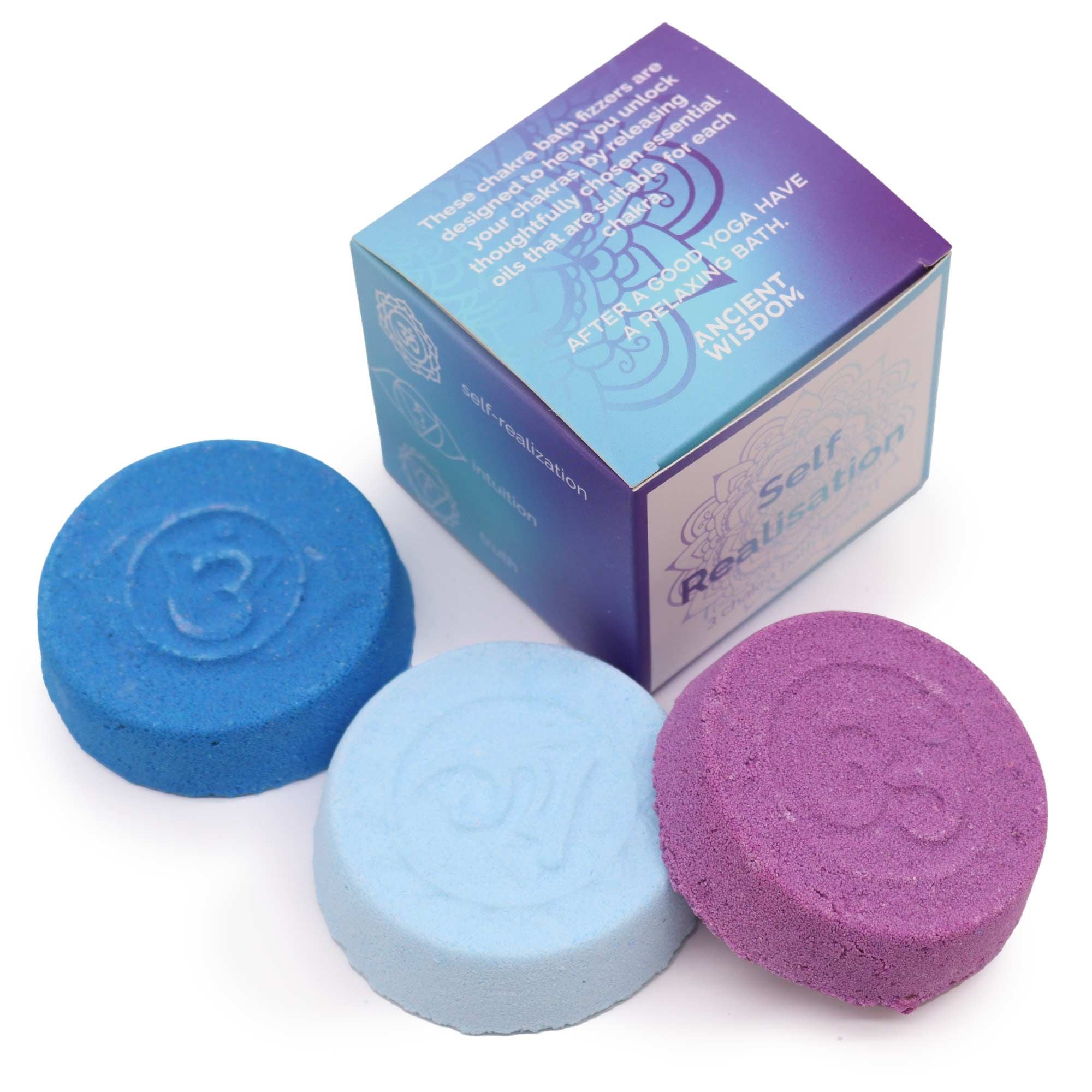 Chakra Badefizzer - Aromatherapie - Kleines Set für Selbstverwirklichung