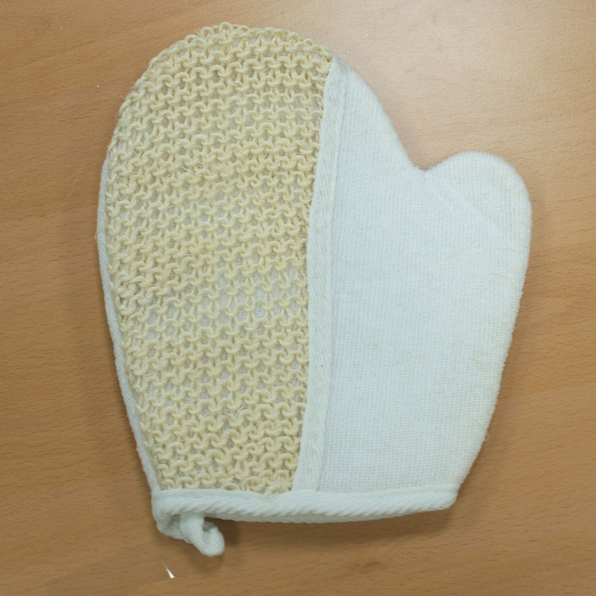 Jute Peelinghandschuh, extra stark & farblich sortiert